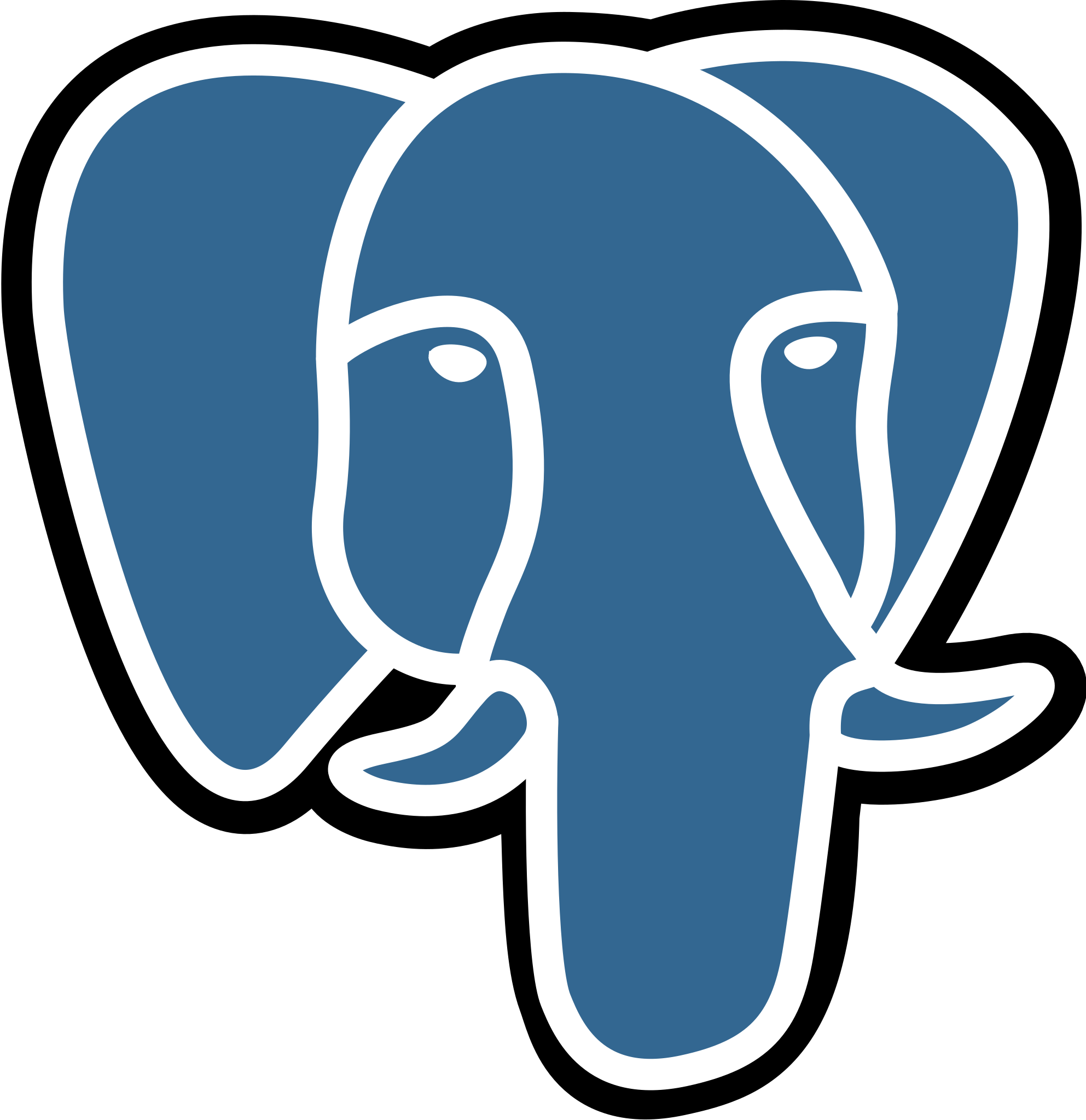 Logo technologii PostgreSQL w Software House Cogitech